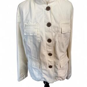 Vintage Mossimo White Blazer Jacket